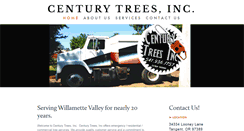 Desktop Screenshot of centurytreesinc.com